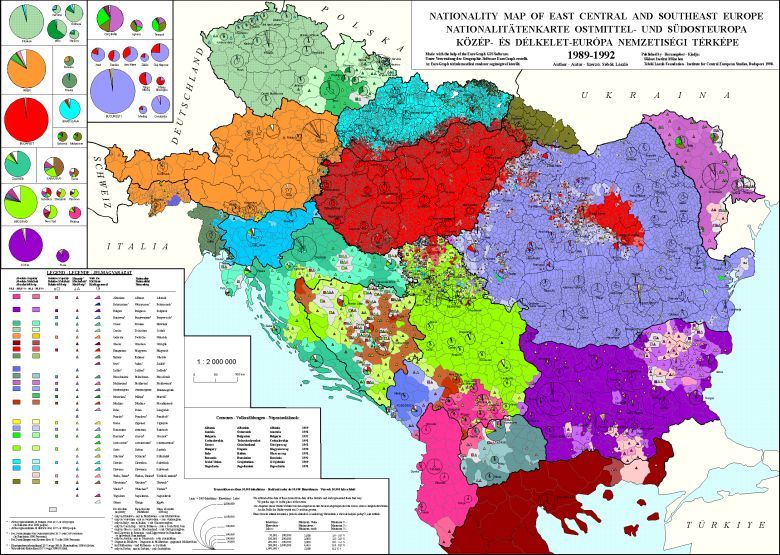 Mozaika etniczna Europy Środkowo-Wschodniej i Południowo-Wschodniej (1989-1992)