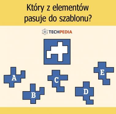 Który z elementów pasuje do szablonu?