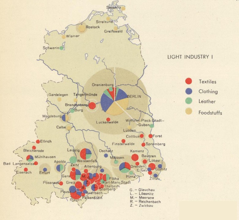 Przemysł lekki NRD (tekstylia, odzież, skóra, artykuły spożywcze) (lata 60.), 1967
