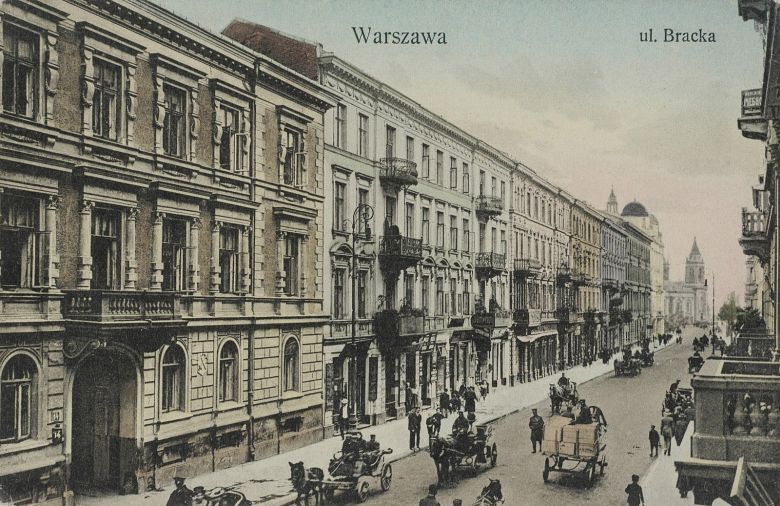 Warszawa, ul.Bracka, 1915