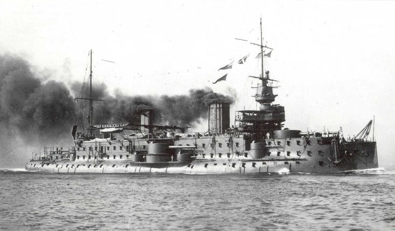 Francuski okręt wojenny Carnot z 1896 roku