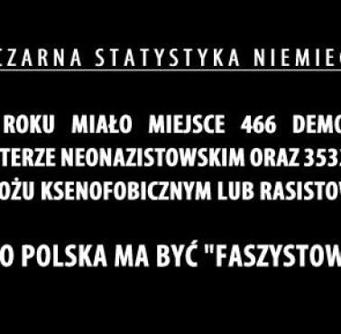 UE, w 2016 roku w Niemczech miało miejsce 466 demonstracji neonazistowskich