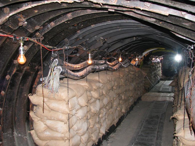 Zachowany fragment tunelu z Berlina wschodniego do zachodniego stworzony przez wywiad amerykański (CIA) i brytyjski (MI5), 1956