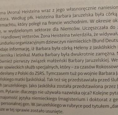 Tajemnica Barbary Jaruzelskiej - strona 302 „Krótsze ramię Moskwy. Historia kontrwywiadu wojskowego PRL" dr Lech Kowalski