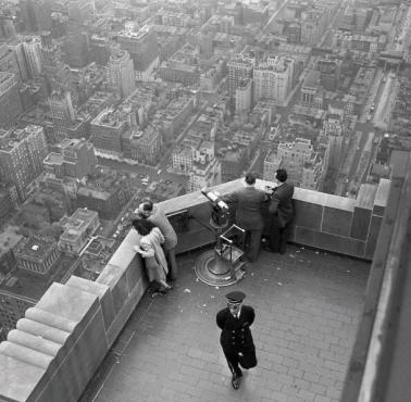 Widok z Empire State Building, Nowy Jork, 1947