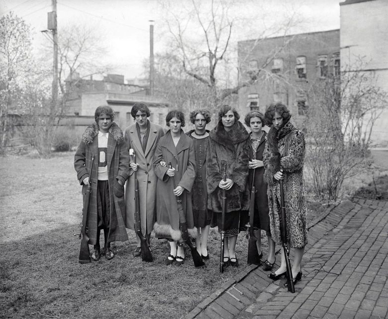 Dziewczęcy klub strzelecki, Drexel Institute, Waszyngton, USA, 1925