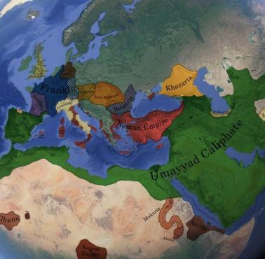Szczyt islamskich podbojów w Europie i na Bliskim Wschodzie, 720 rok n.e.
