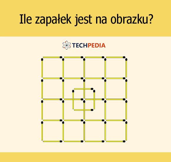 Ile zapałek jest na obrazku?