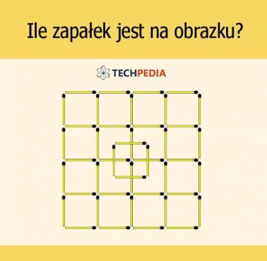 Ile zapałek jest na obrazku?
