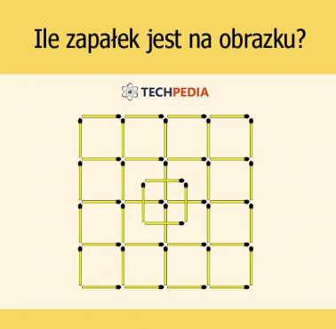 Ile zapałek jest na obrazku?