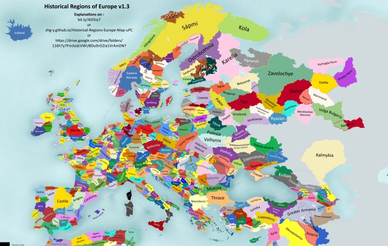 Historyczne regiony Europy 1.3