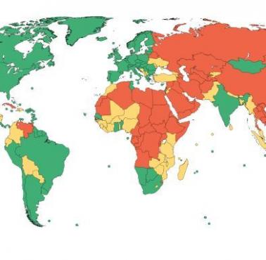 Mapa wolności na świecie według amerykańskiej organizacji Freedom House, dane 2017