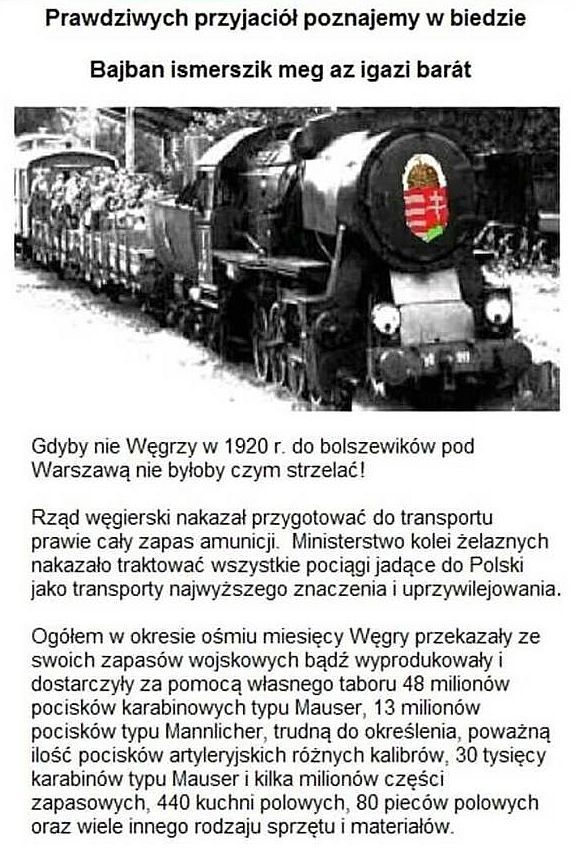 II RP, czy wiesz, że? Pomoc węgierska dla walczącej Polski w 1920 roku