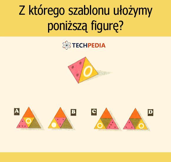 Z którego szablonu ułożymy poniższą figurę?