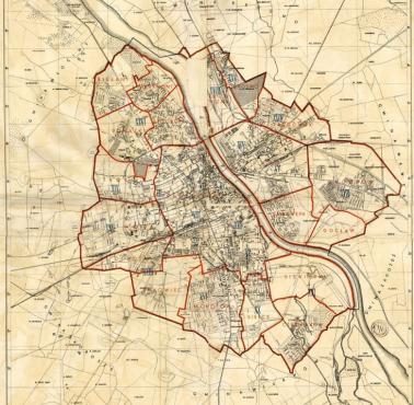 Plan miasta stołecznego Warszawy z 1933 roku