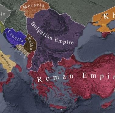 Bałkany w 850 roku