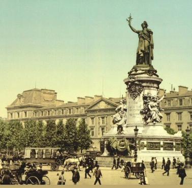 Plac Republiki w Paryżu, 1900