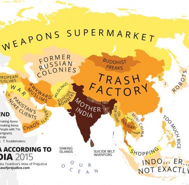 Indyjskie stereotypy odnośnie azjatyckich państw