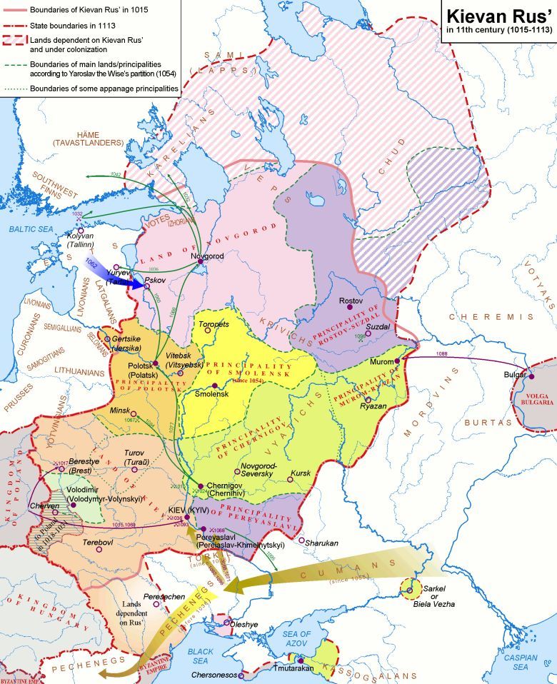 Ekspansja Rusi Kijowskiej w XI wieku