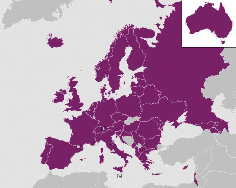 43 kraje uczestniczące w Eurowizji 2018
