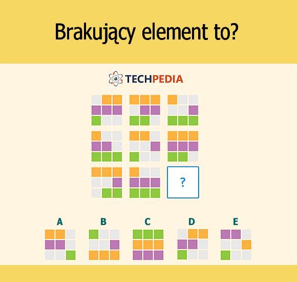 Brakujący element to?