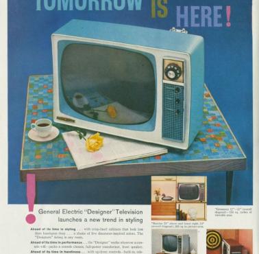 Reklama telewizora firmy General Electric, 1958