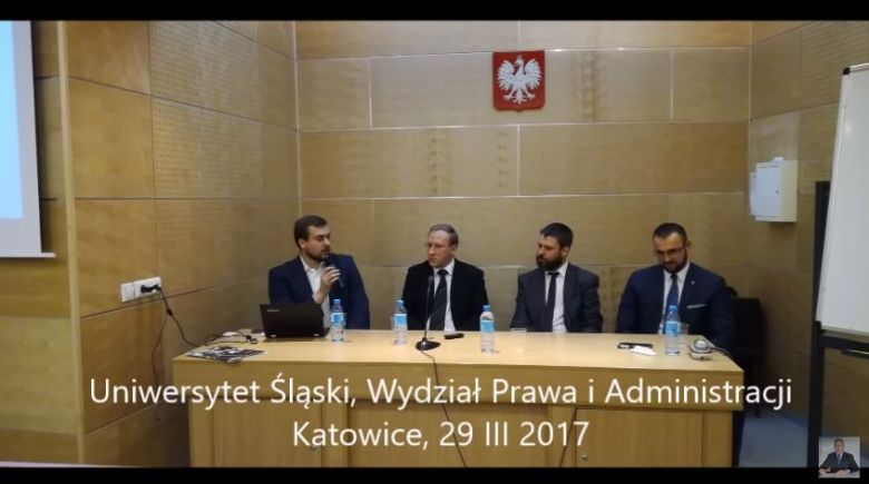 Wykład Wojciecha Zrajko, Leszka Sykulskiego, Jacka Hogi, Grzegorza Małeckiego Bezpieczeństwo Polski w XXI Uniwersyt Śląski