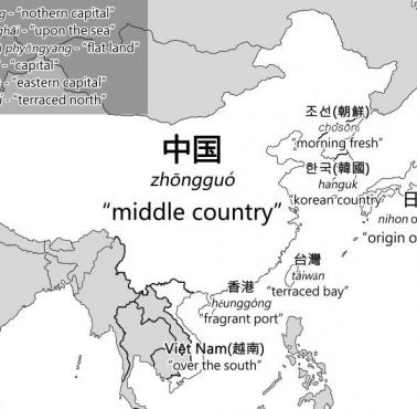Dosłowne tłumaczenie nazw i stolic niektórych krajów Azji Południowo-Wschodniej
