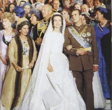 Uroczysty ślub księcia Jana Karola I Burbona i Zofii z Grecji i Danii, 1962