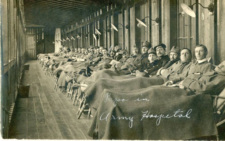 Szpital polowy armii Austro-Węgierskiej, 1917