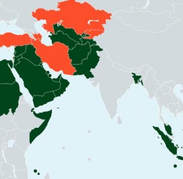 Rzeczywiste kraje muzułmańskie i kraje "muzułmańskie" kulturowo