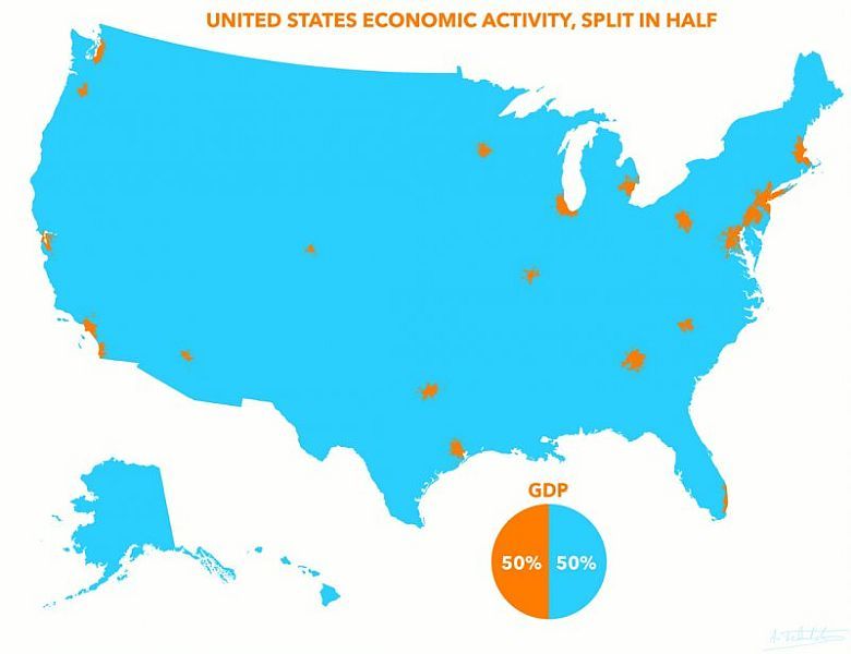 Najzamożniejsze obszary USA