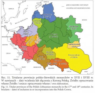Prowincje tytularne monarchów polsko-litewskich w XVII i XVIII wieku