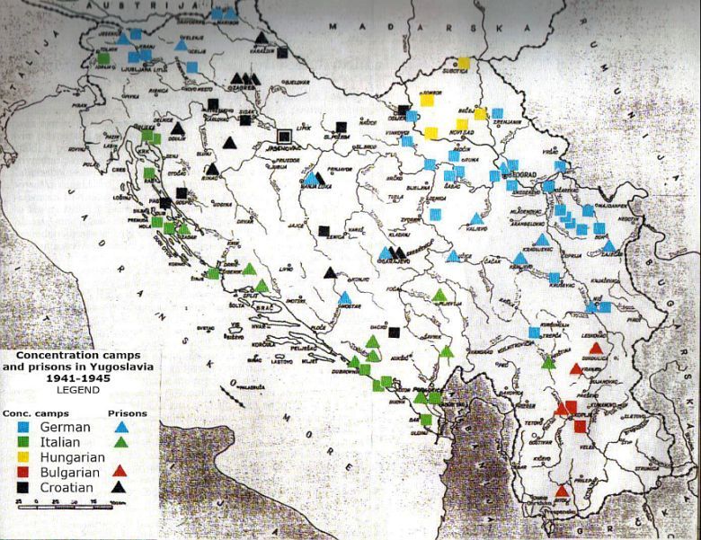 Obozy koncentracyjne i więzienia w Jugosławii 1941-1945