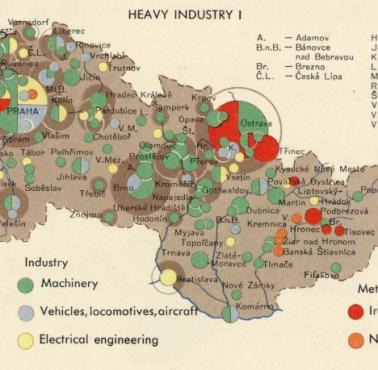 Przemysł ciężki (maszyny, metalurgia) w Czechosłowacji, lata 60-te, 1967