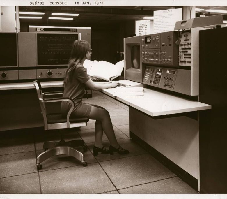 Stanowisko komputerowe IBM-a z 1971 roku, NSA