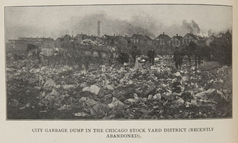 Zwałowisko śmieci w Chicago, 1900
