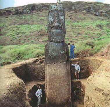 Jak duże są posągi Moai?