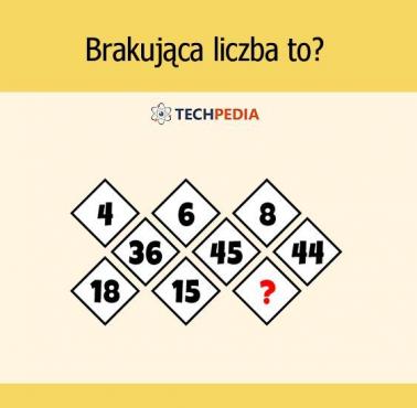 Brakująca liczba to?