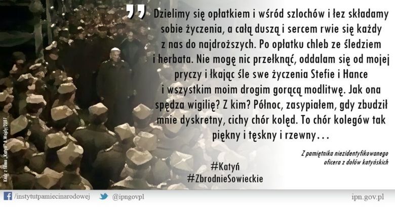 Ostatnia Wigilia pomordowanych przez Sowietów w Katyniu ...