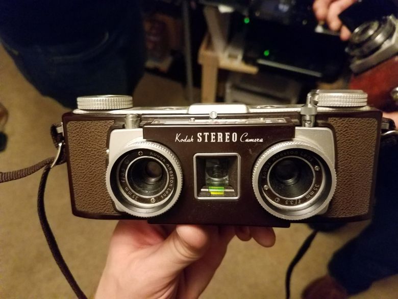Kodak Stereo Camera - aparat firmy Kodak do robienia zdjęć 3d, 1954