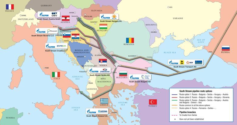 South Stream - spółka powołana w czerwcu 2007 roku przez Gazprom i włoski koncern ENI