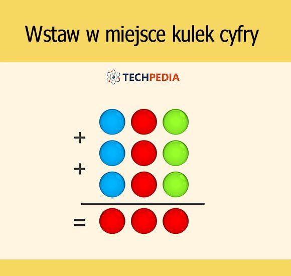 Wstaw w miejsce kulek cyfry