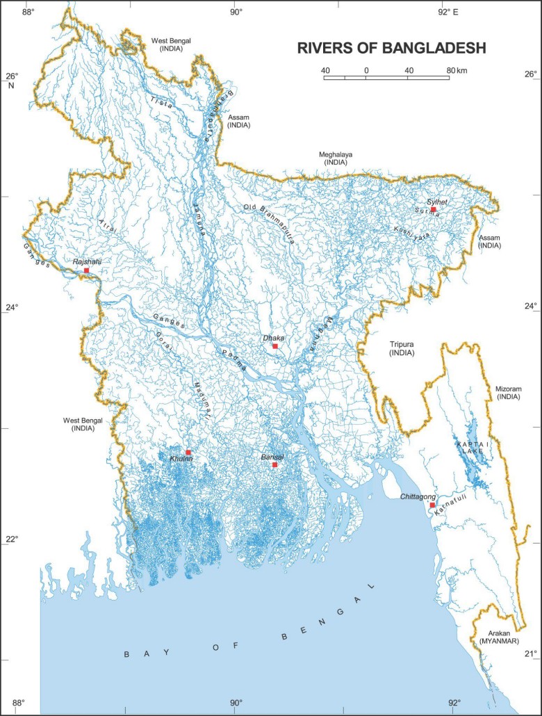 Dorzecza rzek (zlewnie) Bangladeszu