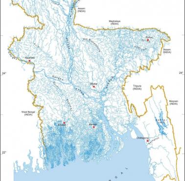 Dorzecza rzek (zlewnie) Bangladeszu