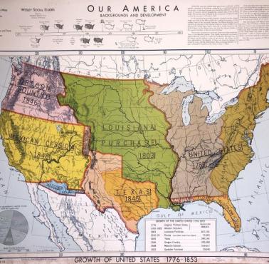 Powiększanie się terytorium USA w latach 1776-1853