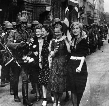 Wermacht wkracza do Rygi i uwalnia z rąk Sowietów Łotwę, operacja "Barbarossa", 1941