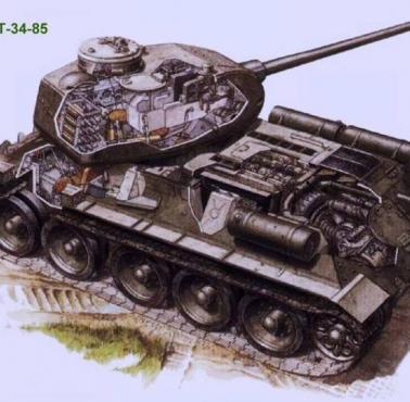 T-34-85 – czołg średni konstrukcji radzieckiej z okresu II wojny światowej