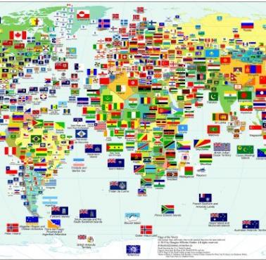Flagi narodowe poszczególnych państw świata