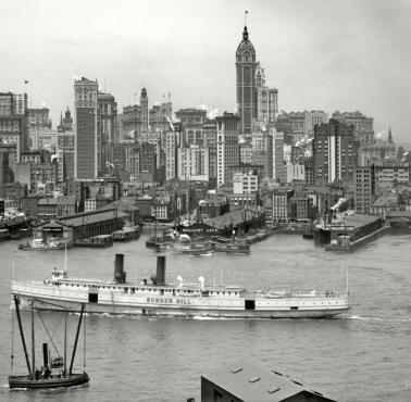 Nowojorski Manhattan w 1908 roku